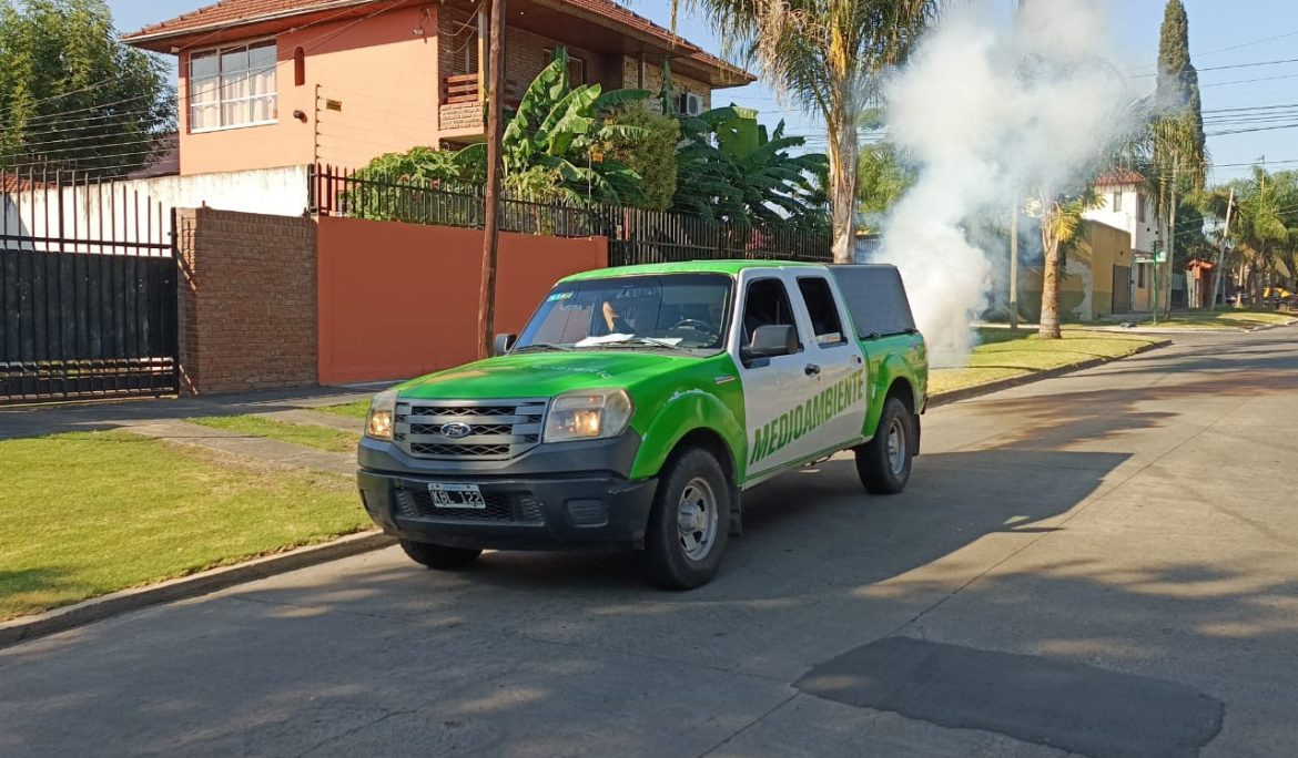 EL MUNICIPIO CONTINÚA CON LAS TAREAS DE FUMIGACIÓN EN EL DISTRITO