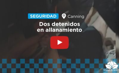 CANNING: DOS DETENIDOS POR EL ROBO DE UNA MOTO