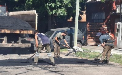 CONTINÚAN LAS OBRAS DE BACHEO