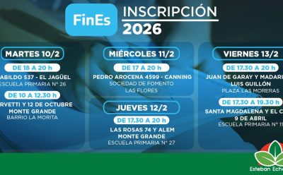 CONTINÚA LA INSCRIPCIÓN PARA EL PLAN FINES 2026