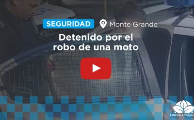 DETECTADO POR EL COM: DETENIDO TRAS ROBAR UNA MOTO EN MONTE GRANDE