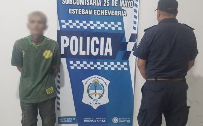 DETUVIERON A UN HOMBRE ACUSADO DE ROBAR EN UNA VIVIENDA DE MONTE GRANDE
