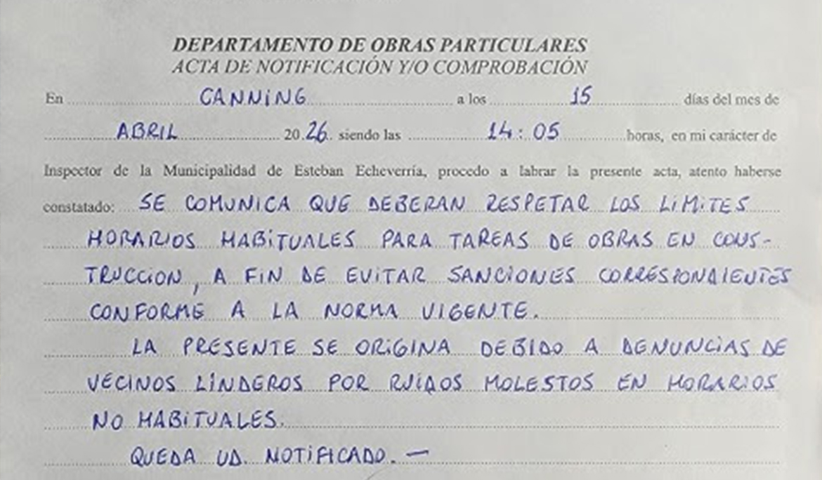 EL MUNICIPIO INTIMA A EMPRENDIMIENTO DE CANNING POR INCUMPLIMIENTO DE NORMAS