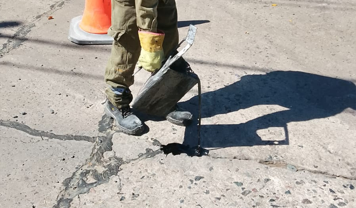 MONTE GRANDE: CONTINÚAN LAS TAREAS DE TOMADO DE JUNTAS