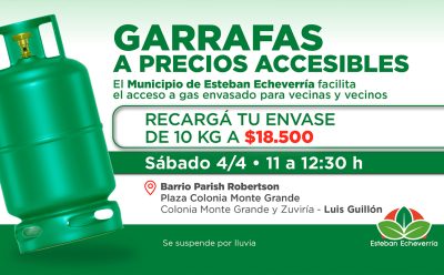 OPERATIVO DE RECARGA DE GARRAFAS EN LUIS GUILLÓN