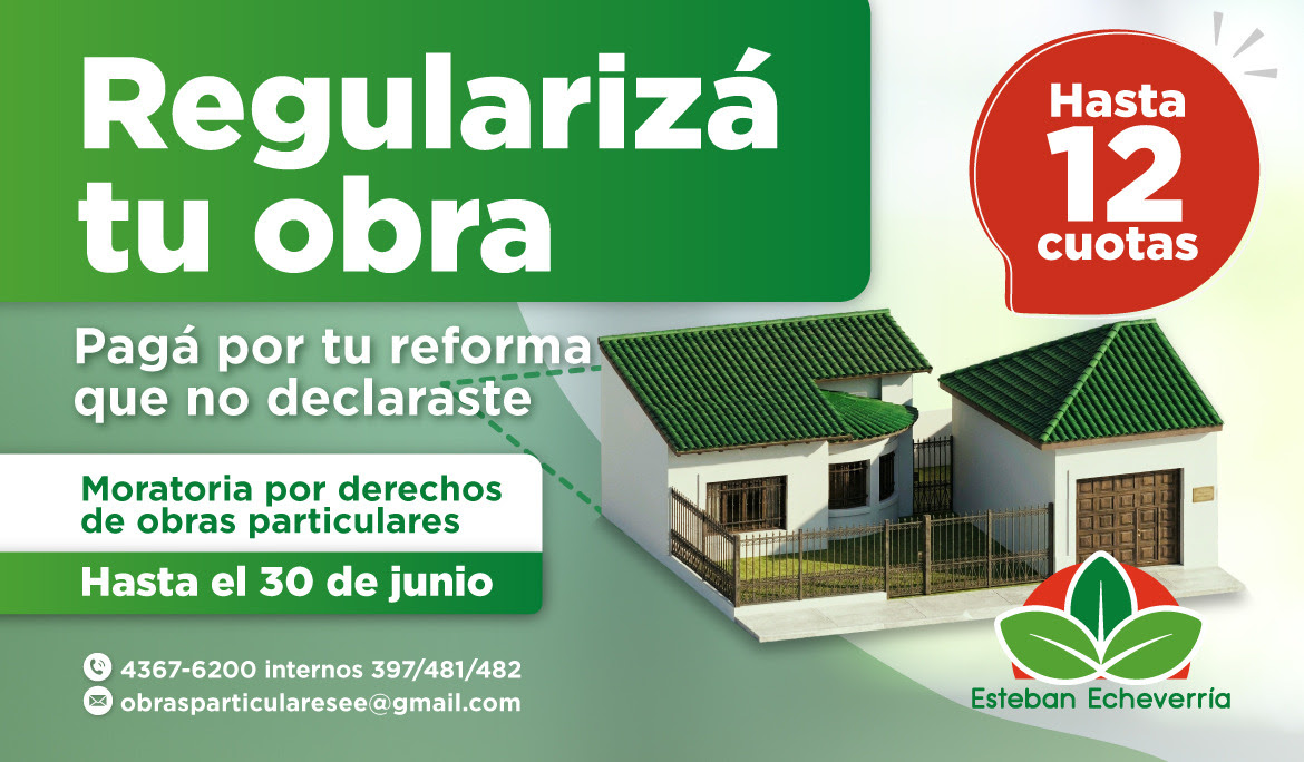 MORATORIA POR DERECHOS DE OBRAS PARTICULARES