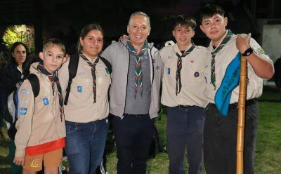 EL INTENDENTE FERNANDO GRAY PARTICIPÓ DEL 20° ANIVERSARIO DEL GRUPO SCOUT ISLAS MALVINAS
