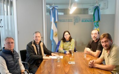 FERNANDO GRAY SE REUNIÓ CON LA MINISTRA DE HÁBITAT Y DESARROLLO URBANO, SILVINA BATAKIS