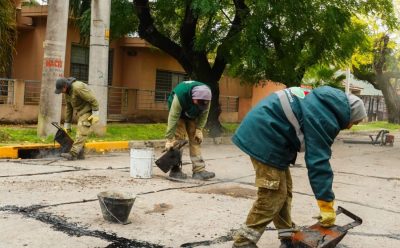 MONTE GRANDE: SIGUEN LOS TRABAJOS DE MANTENIMIENTO VIAL