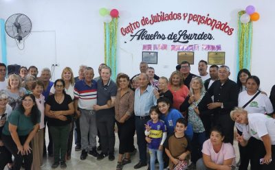 MONTE GRANDE SUR: FERNANDO GRAY ASISTIÓ A LA CELEBRACIÓN POR EL 22° ANIVERSARIO DEL CENTRO DE JUBILADOS ABUELOS DE LOURDES