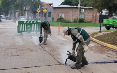 LUIS GUILLÓN: AVANZAN LOS TRABAJOS DE TOMADO DE JUNTAS