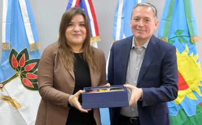 FERNANDO GRAY SE REUNIÓ CON LA CÓNSUL GENERAL DE CHILE EN BUENOS AIRES