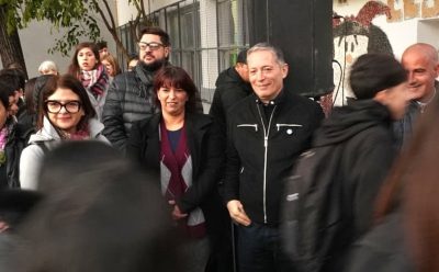 FERNANDO GRAY INAUGURÓ OBRAS EN LA ESCUELA SECUNDARIA N° 18 DE MONTE GRANDE