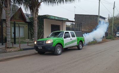 AVANZAN LAS TAREAS DE FUMIGACIÓN EN ESTEBAN ECHEVERRÍA