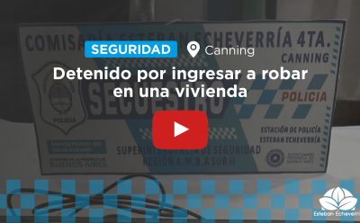 UN DETENIDO POR ROBO EN UNA VIVIENDA EN CANNING