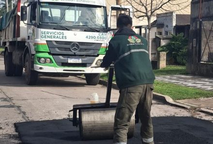 CONTINÚAN LAS OBRAS DE BACHEO