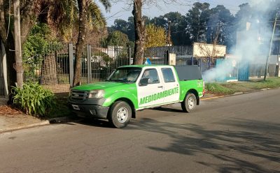 AVANZAN LAS TAREAS DE FUMIGACIÓN EN ESTEBAN ECHEVERRÍA