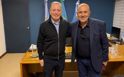 FERNANDO GRAY SE REUNIÓ CON EL SECRETARIO GENERAL DEL SINDICATO DE EMPLEADOS DE COMERCIO DE LOMAS DE ZAMORA, ESTEBAN ECHEVERRÍA Y EZEIZA