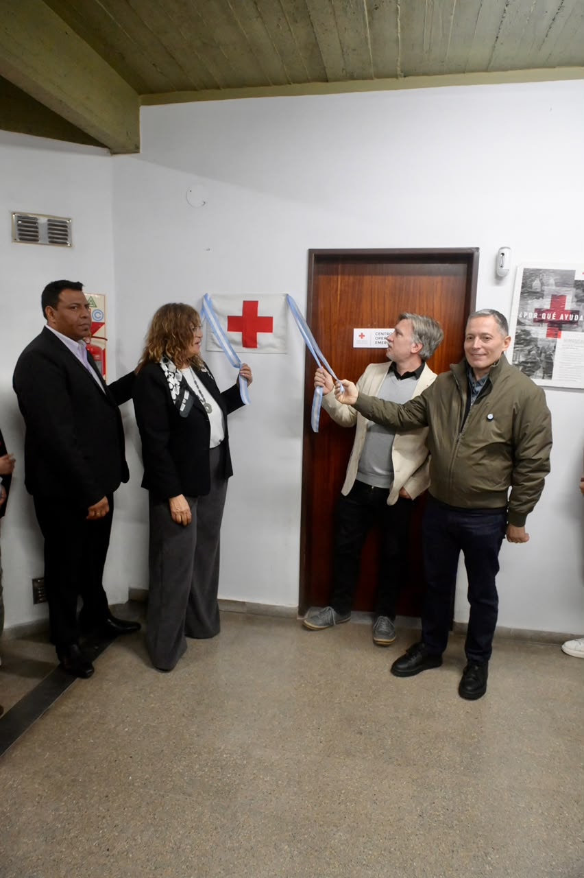 FERNANDO GRAY PARTICIPÓ DE LA INAUGURACIÓN DEL CENTRO DE OPERACIONES DE EMERGENCIAS DE LA CRUZ ROJA DE ESTEBAN ECHEVERRÍA