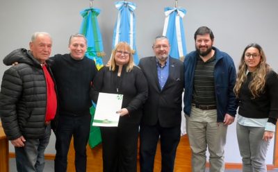 FERNANDO GRAY RECIBIÓ A AUTORIDADES DEL ROTARY CLUB MONTE GRANDE DEL CENTENARIO
