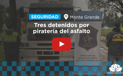 TRES DETENIDOS POR PIRATERÍA DEL ASFALTO Y ROBO AGRAVADO