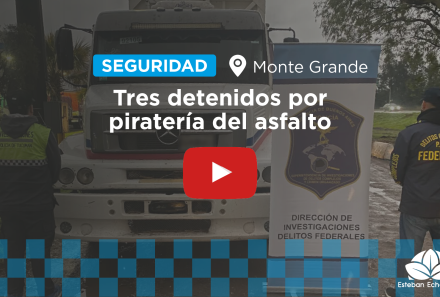TRES DETENIDOS POR PIRATERÍA DEL ASFALTO Y ROBO AGRAVADO