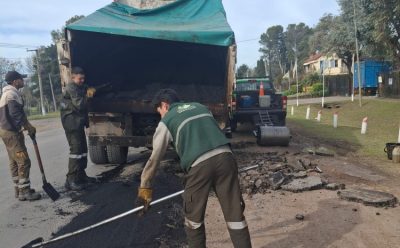 CANNING: SIGUEN ADELANTE LOS TRABAJOS DE BACHEO