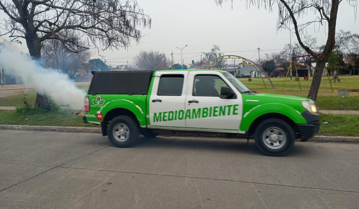 AVANZAN LAS TAREAS DE FUMIGACIÓN EN ESTEBAN ECHEVERRÍA