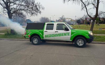 AVANZAN LAS TAREAS DE FUMIGACIÓN EN ESTEBAN ECHEVERRÍA