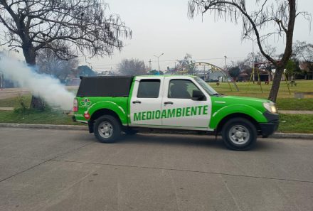 AVANZAN LAS TAREAS DE FUMIGACIÓN EN ESTEBAN ECHEVERRÍA