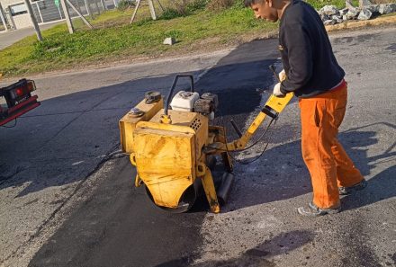 NUEVAS OBRAS DE BACHEO EN EL JAGÜEL
