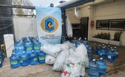 CANNING: LA POLICÍA FEDERAL ALLANÓ TRES PLANTAS CLANDESTINAS DE ENVASADO DE AGUA