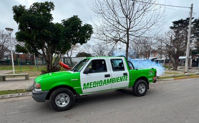 AVANZAN LAS TAREAS DE FUMIGACIÓN EN ESTEBAN ECHEVERRÍA