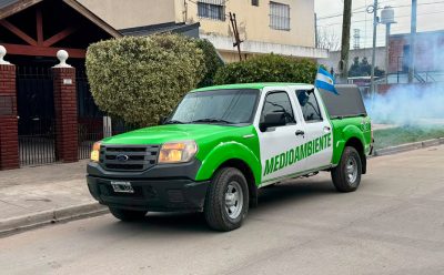 AVANZAN LAS TAREAS DE FUMIGACIÓN EN ESTEBAN ECHEVERRÍA