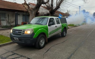 AVANZAN LAS TAREAS DE FUMIGACIÓN EN TODAS LAS LOCALIDADES DE ESTEBAN ECHEVERRÍA