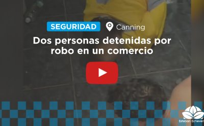 CON EL APORTE DEL COM, DOS PERSONAS FUERON DETENIDAS POR ROBO A UN COMERCIO DE CANNING