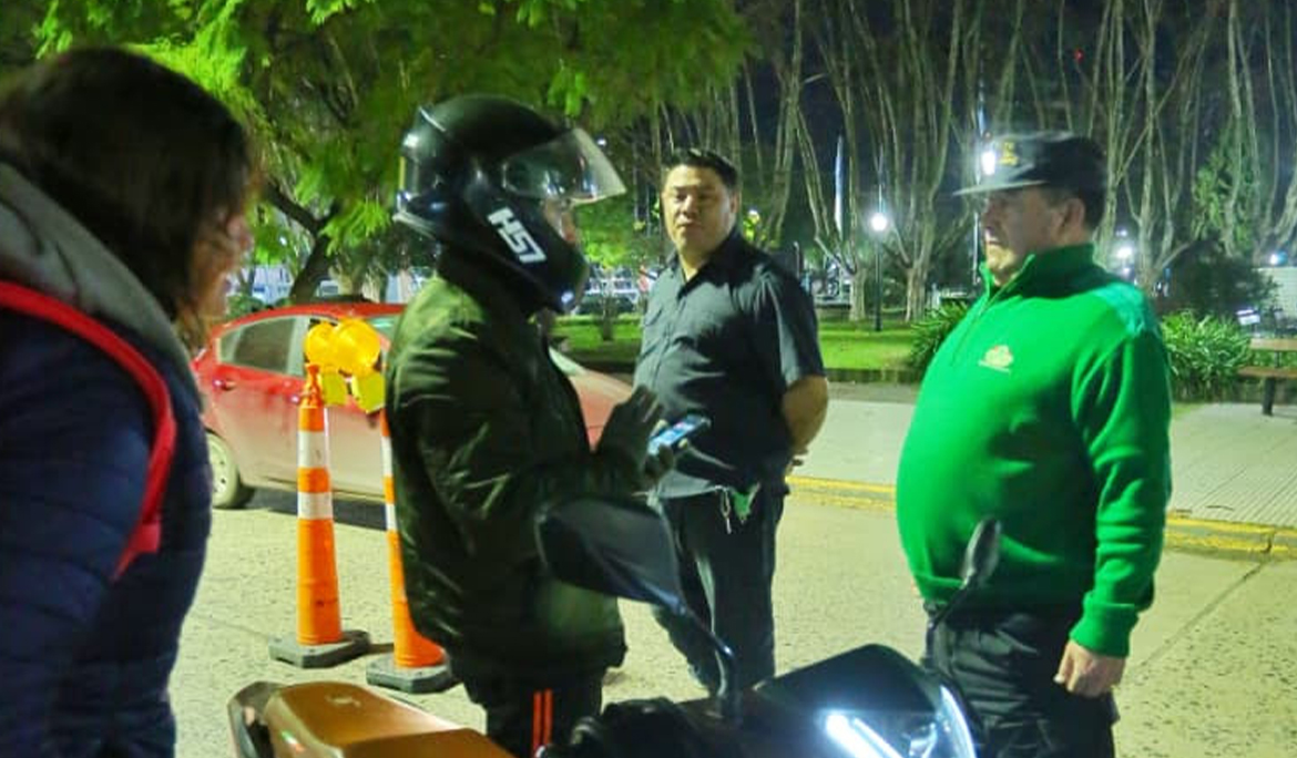 EL MUNICIPIO REALIZÓ OPERATIVOS DE SEGURIDAD Y CONTROL VEHICULAR EN MONTE GRANDE