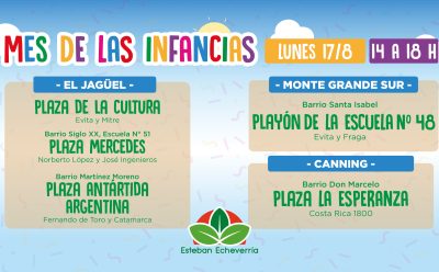 ESTEBAN ECHEVERRÍA FESTEJA EL MES DE LAS INFANCIAS