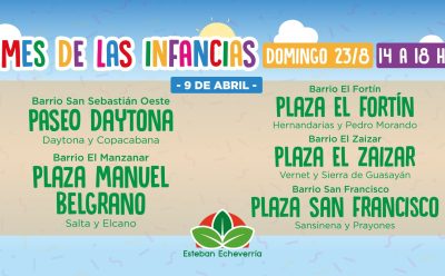 MES DE LAS INFANCIAS: LOS FESTEJOS CONTINÚAN EN 9 DE ABRIL
