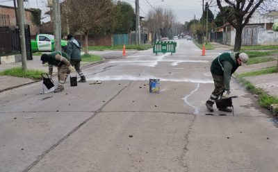 NUEVOS TRABAJOS DE TOMADO DE JUNTAS EN MONTE GRANDE
