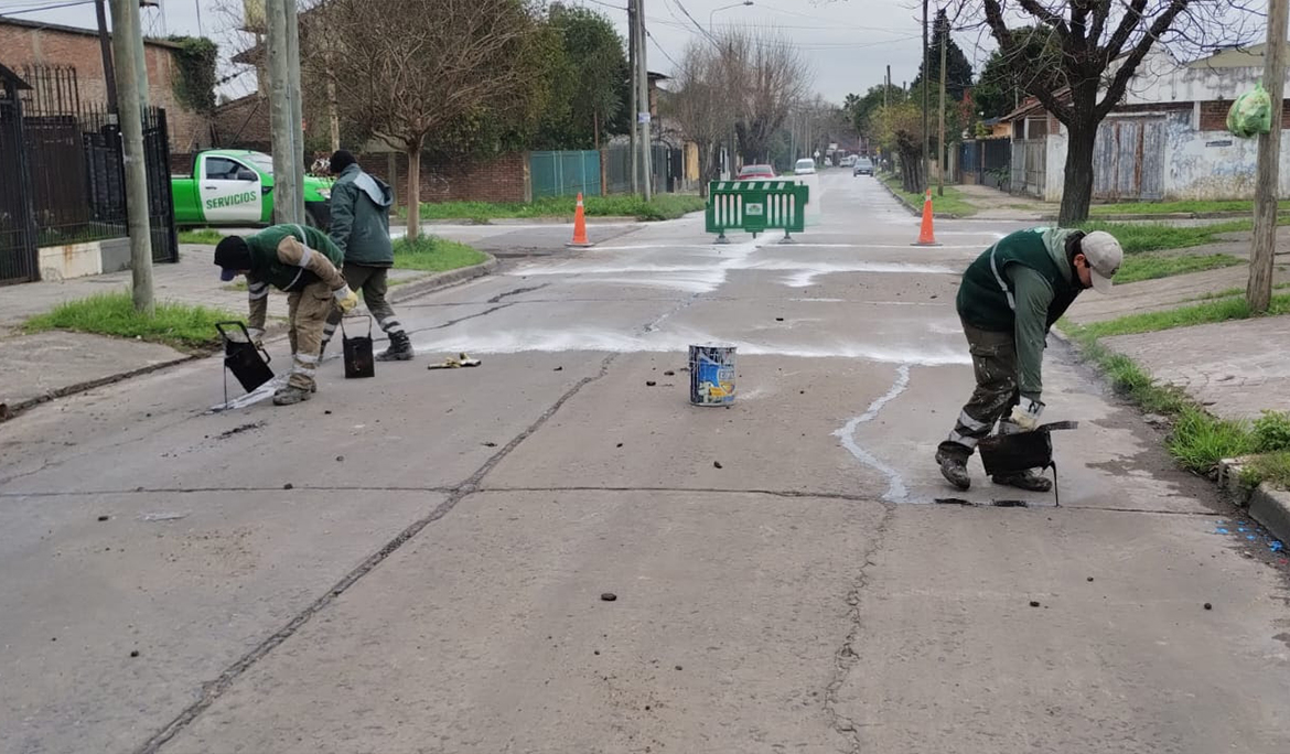 NUEVOS TRABAJOS DE TOMADO DE JUNTAS EN MONTE GRANDE