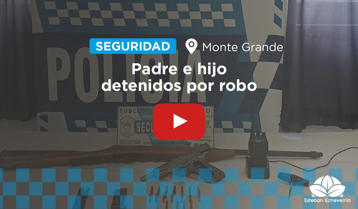 DOS MOTOCHORROS DETENIDOS POR UN ROBO EN MONTE GRANDE