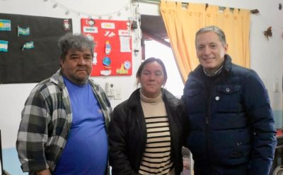 FERNANDO GRAY VISITÓ EL COMEDOR “SUEÑOS DE ESPERANZA” DE 9 DE ABRIL