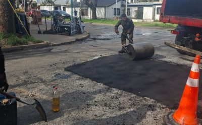 SIGUEN LOS TRABAJOS DE BACHEO EN CALLES Y AVENIDAS DEL DISTRITO
