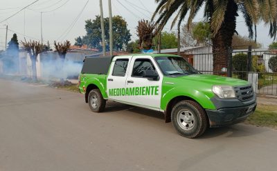 CONTINÚAN LOS OPERATIVOS DE FUMIGACIÓN EN EL DISTRITO