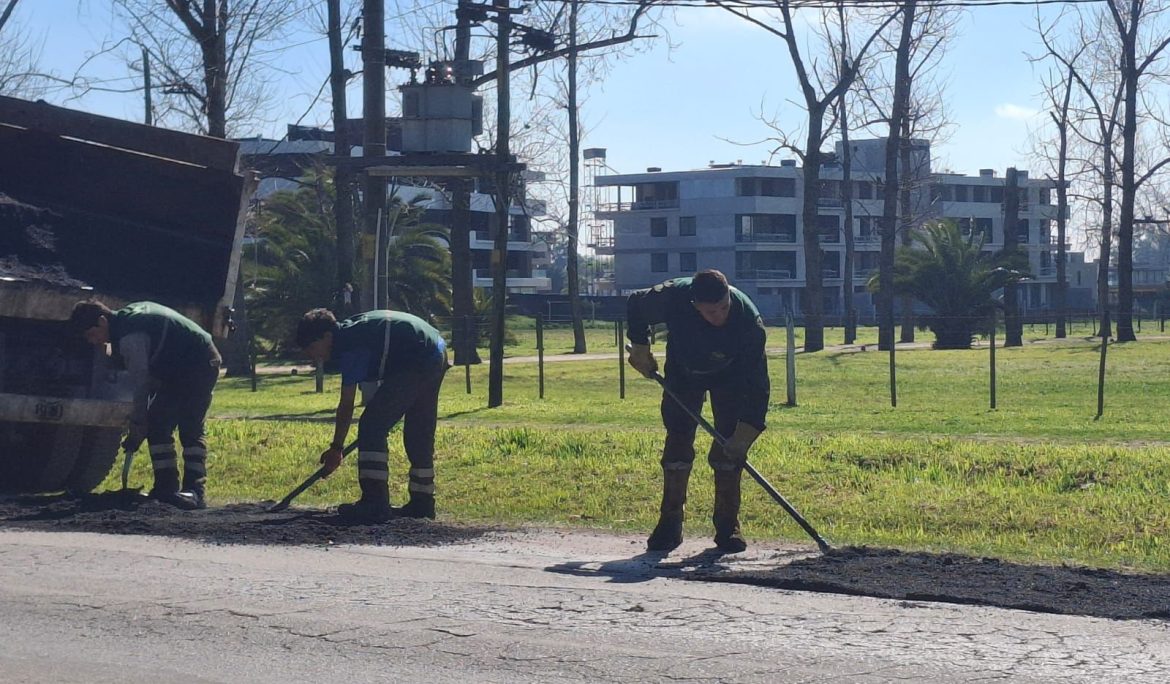 NUEVOS TRABAJOS DE BACHEO EN CALLES DE CANNING
