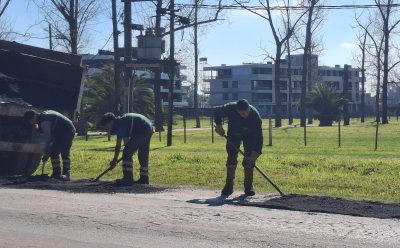 NUEVOS TRABAJOS DE BACHEO EN CALLES DE CANNING