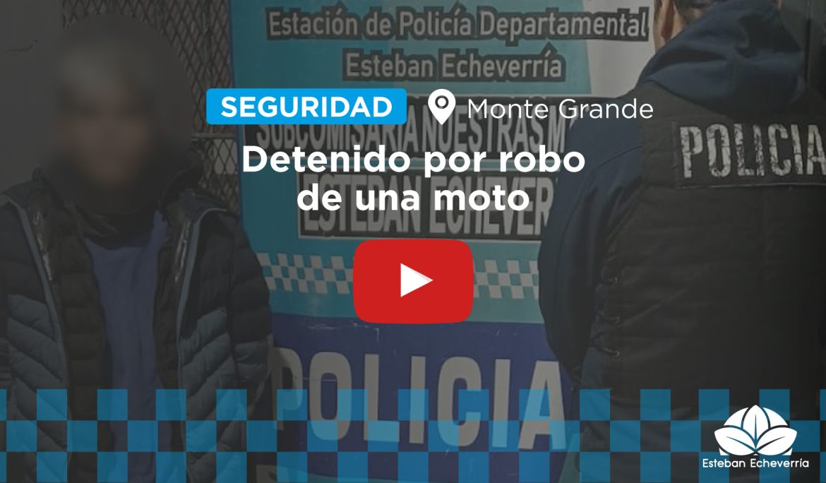 UN DETENIDO TRAS ROBAR UNA MOTO EN LUIS GUILLÓN