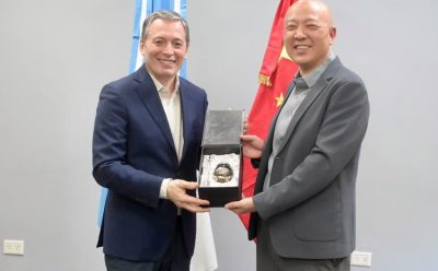 FERNANDO GRAY RECIBIÓ A UNA MISIÓN DE EMPRESARIOS CHINOS INTERESADOS EN INVERTIR EN ESTEBAN ECHEVERRÍA
