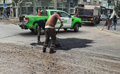 CONTINÚAN LAS OBRAS DE BACHEO
